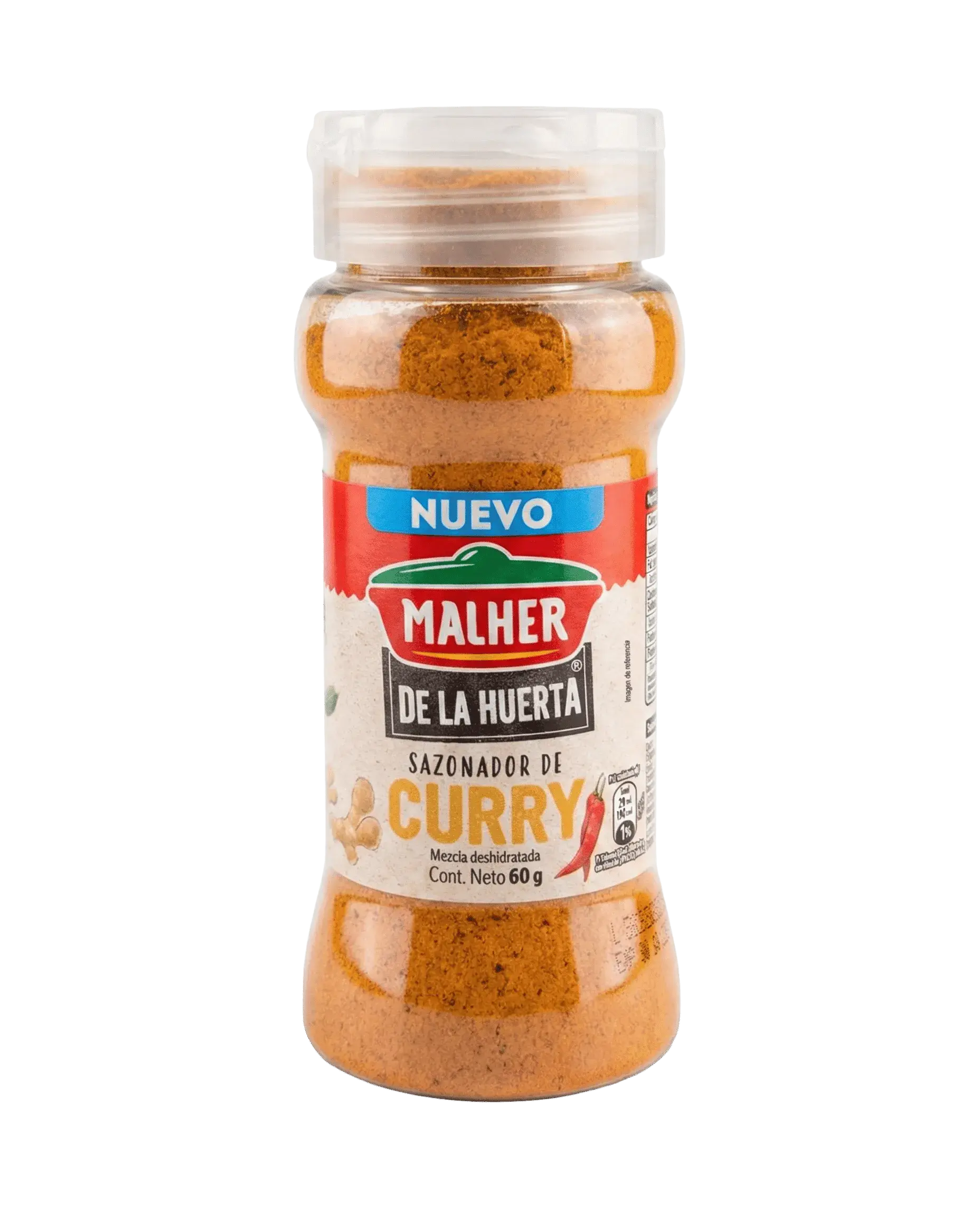 Sazonador de curry. Mezcla deshidratada