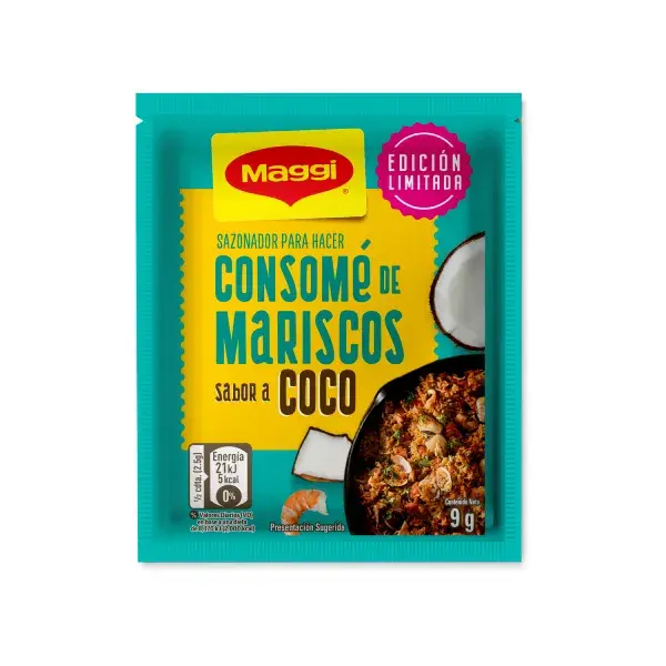 Maggi® Consome de Mariscos y coco