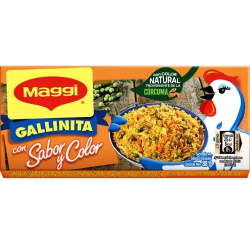 Gallinita con sabor y color