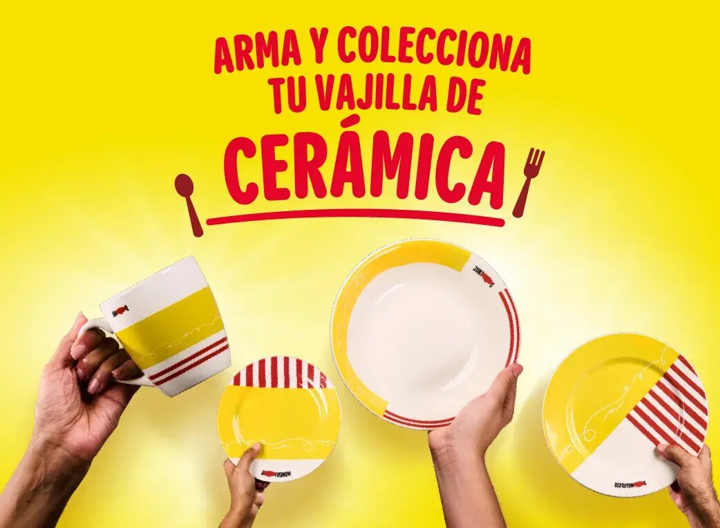 Promo Vajilla Juntos ponemos la mesa CR
