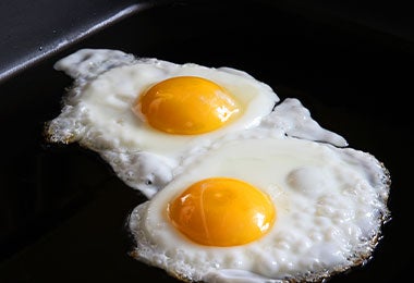 Tipo de cocción de los huevos. Tipo de cocción de los huevos fritos.