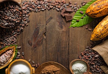 Tiste hecho con cacao. Tiste casero hecho con cacao.